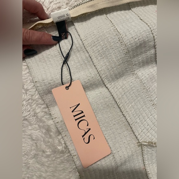 Micas XS top stretch Gold and white  tones - Picture 4 of 6